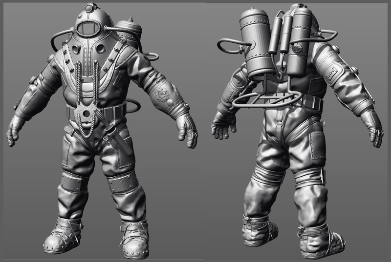 Illustration for article titled Building BioShock, StarCraft & God of War Characters